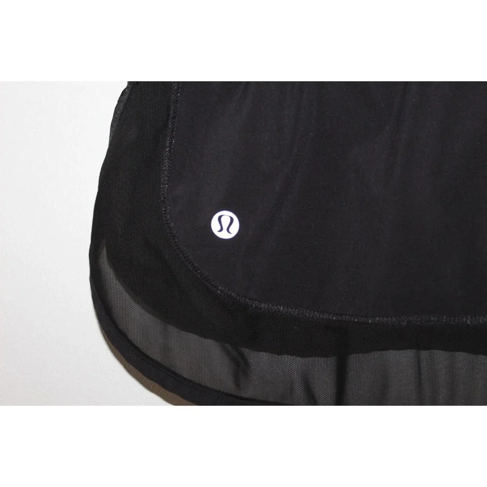 Lululemon Hotty Hot Skirt Skort Shorts Black 4 Way Stretch Women's Size 2 H14792 - Picture 11 of 16